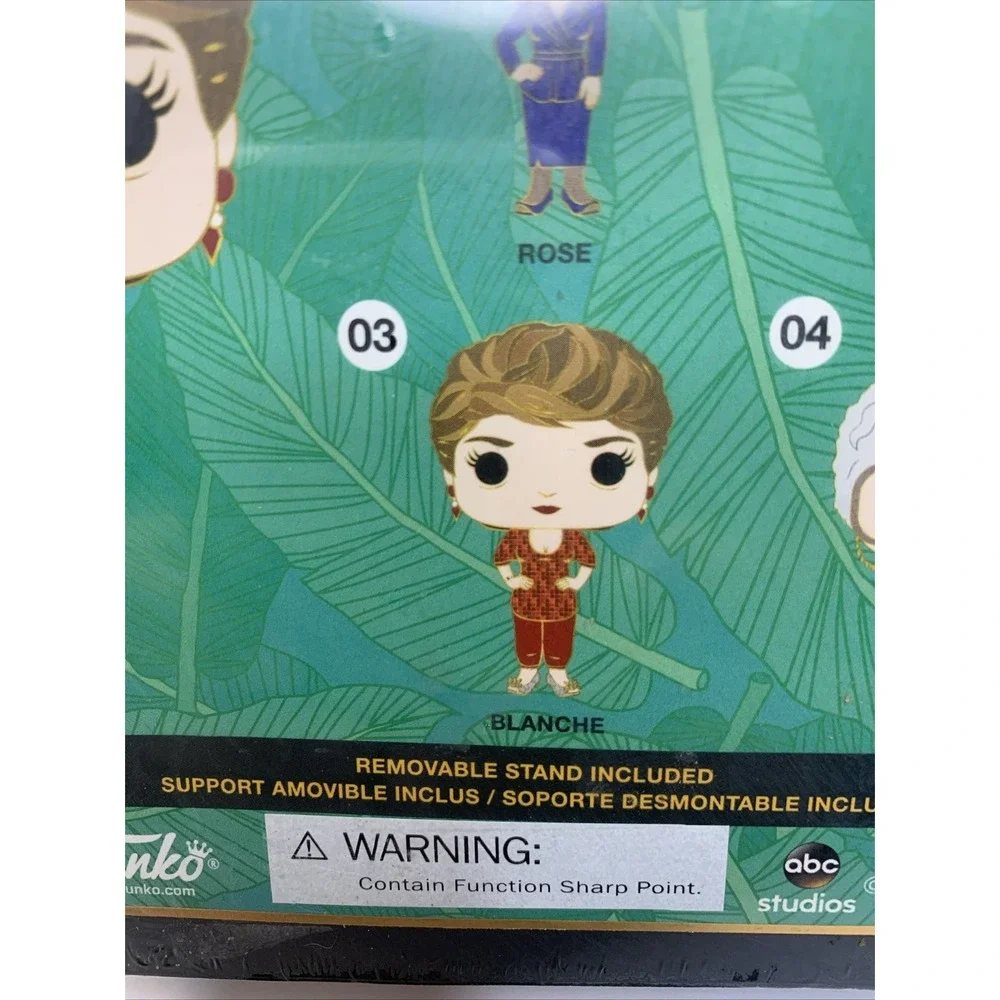 Funko Pop Pin: The Golden Girls - Blanche‎ # 03 Collectible Enamel Pin New - Picture 4 of 6